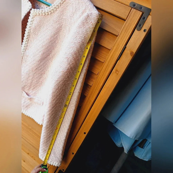 Tibi Collection Pink Tweed Cropped Jacket - Picture 7 of 10